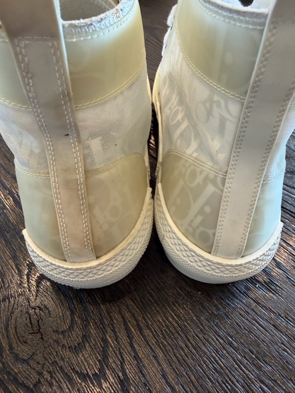 Dior Men's White High-Top Sneaker men’s size 46/ 13 US - Picture 15 of 16